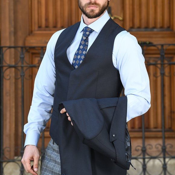 TWEEN Navy and Grey Suit (Slim Fit) - Picture 4 of 8